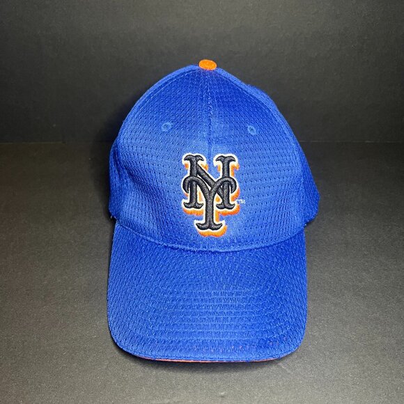 MLB NY Mets Promotional BWM Global MSG Network Blue Mesh Baseball Hat 24" - Picture 1 of 10